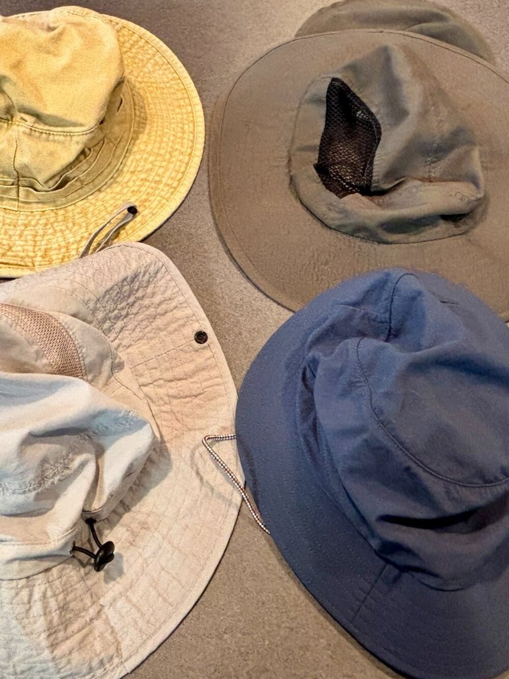 ~~Lot of 4 Sun Hats Bucket Hats Unisex Adult S/M